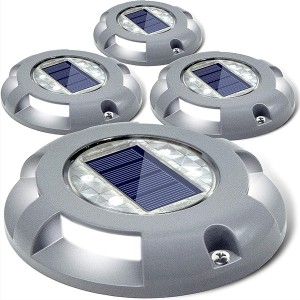 Solar Deck Lights Outdoor Waterproof Warm White / White / Blue