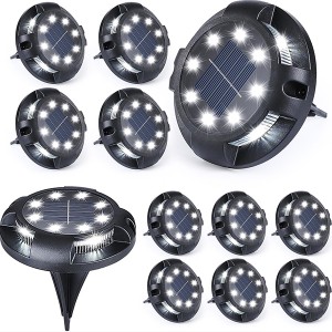 Solar Ground Lights Outdoor Waterproof Cold White / Warm White / Multicolour