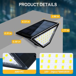 Solar Step Lights Outdoor Waterproof Warm White / Cold White