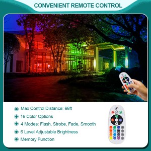 RGB Color Changing Low Voltage Landscape Lights