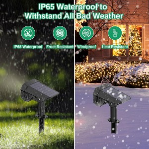 Solar Spotlights Outdoor Waterproof Cool White / Warm White