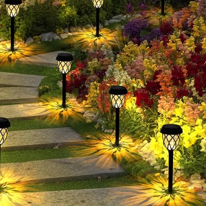 Solar Pathway Lights LED Low Voltage Outdoor Waterproof Warm White / Cold White / Color Changing