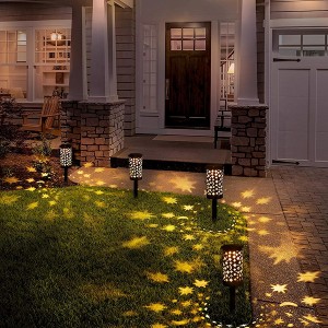 Solar Pathway Lights LED Low Voltage Outdoor Waterproof Warm White