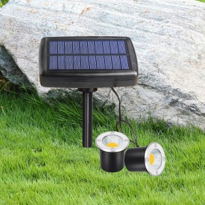 LED Solar Well Lights Outdoor Waterproof Low Voltage Landscape Lighting