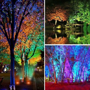 RGB Well Lights Remote Control Outdoor Waterproof Color Changing Ground Lights