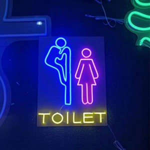 Toilet neon sign WC neon sign3