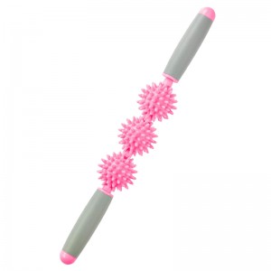 Spiky body massage roller stick（MOQ：500pcs）