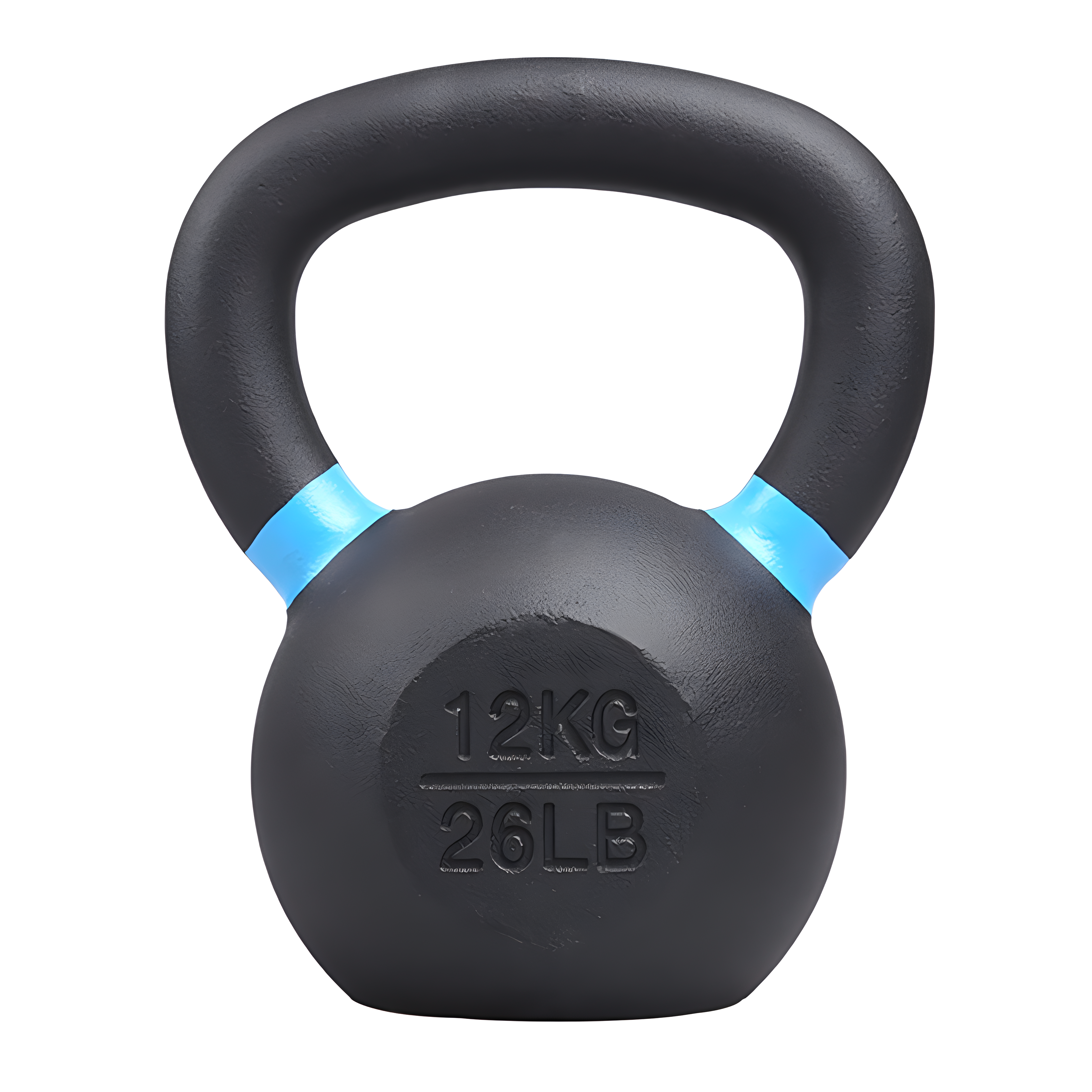 Powder Coated Cast Iron Kettlebell - Tag Fitness