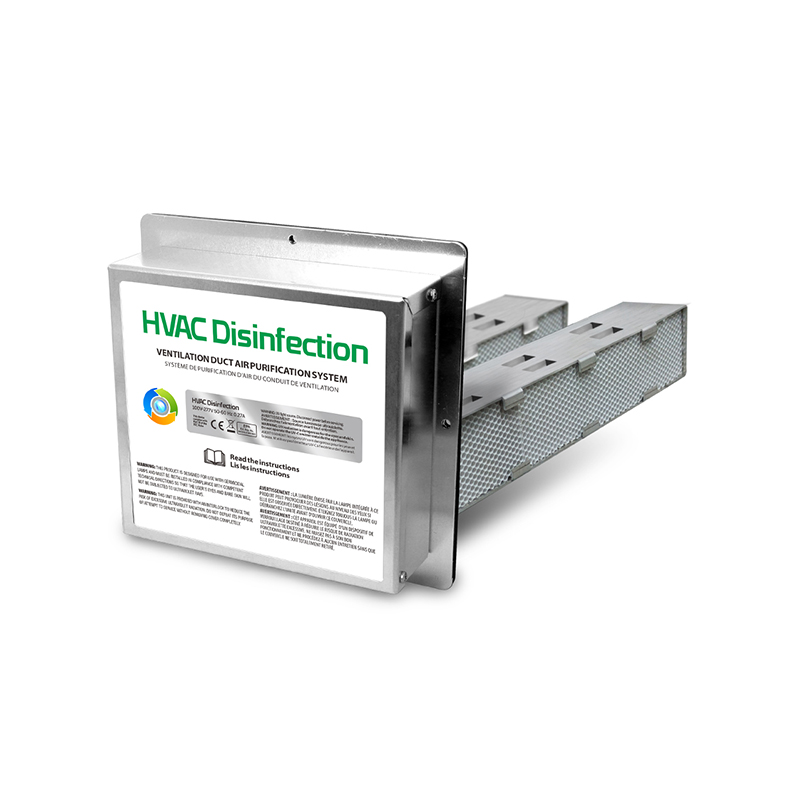 HVAC System Duct Sterilizer Direct connection to HVAC system