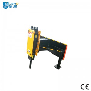 China wholesale Skid Steer Demolition Grapple - LEHO Hydraulic Hammer Post Driver Style – LEHO