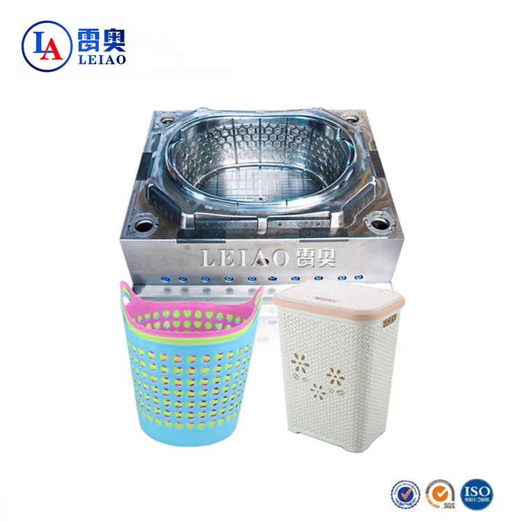 Customized PP Dirty Clothes Laundry Basket Mould Plastic Injection Mold