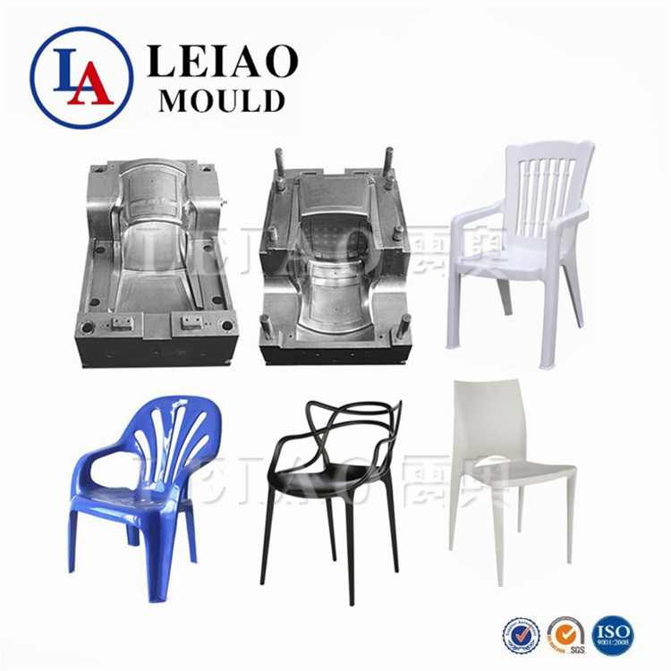 Customized Design Plastic Outdoor Adult Armchair Armless Chair Injection Tooling Making Mould