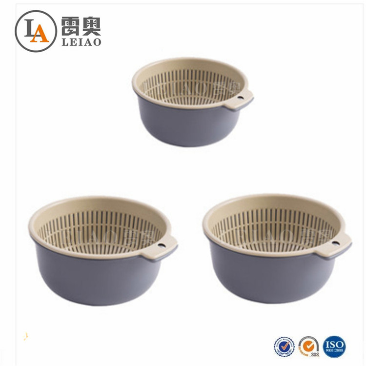 Vegetable Basket Rice Washing Basket Plastic Injection Mold