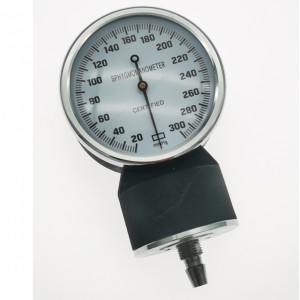 Handheld aneroid dial sphygmomanometer pressure gauge