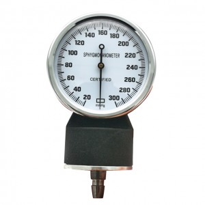 Handheld aneroid dial sphygmomanometer pressure gauge