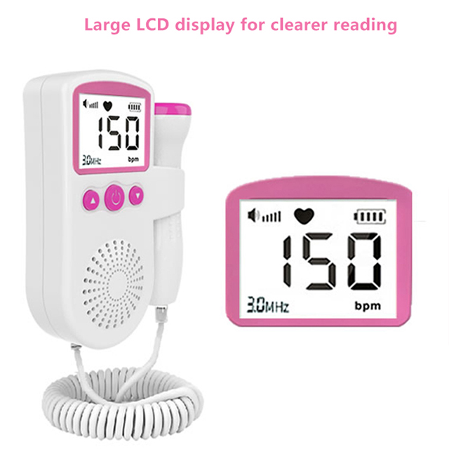 JSL-T501 Fetal Doppler for Pregnancy Heartbeat Detector LCD Backlight –  Ynpuz