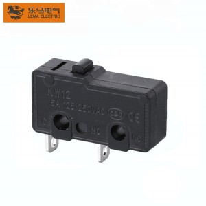 Factory Micro Switch Solder Terminal KW12-0C SPDT-NO Black