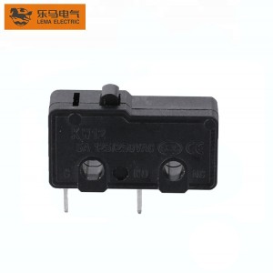 Factory Micro Switch Solder Terminal KW12-0C SPDT-NO Black