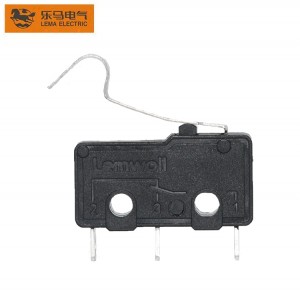 Factory Free sample Home Appliances Micro Switch - Wholesale KW12-53 Solder Terminal 3 Pins Mini 3 Position Micro Switch – Lema