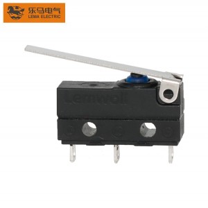 Lema KW12F-8 electric waterproof micro switch lever latching micro switch
