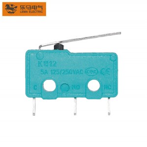 Factory Supply Mini Micro Switch Green KW12-1 with Lever