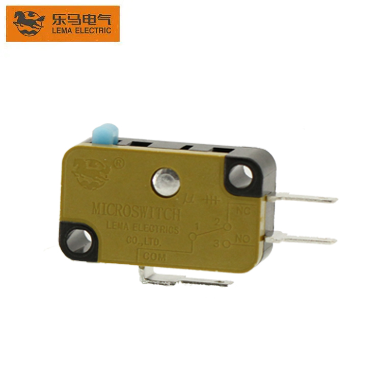 Factory Free sample Home Appliances Micro Switch - Sensitive Micro Switch 110 Quick Connect Terminal Without Lever KW7N-0R – Lema