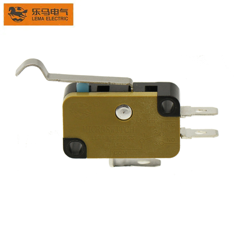 Lema Micro Switch Yellow and Black KW7N-5T Long Bent Lever Featured Image