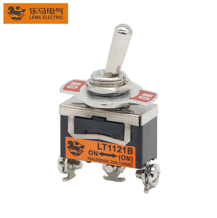 China Wholesale Standard Toggle Switch Pricelist –  Lema Toggle Switch (ON)-ON LT1121B 250 Quick Connect Terminal  – Lema