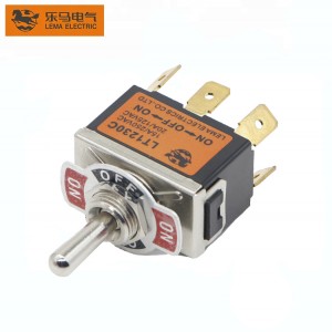 Lema Toggle Switch 250 Quick Connect Terminal ON-OFF-ON LT1230C