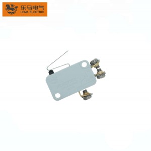 Factory Direct Sale Automation Equipment Micro Switch Long Bent Lever Screw Terminal Kw7-42L1 Grey Switch