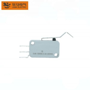 Factory Supply Auto Electronic Micro Switch Grey Long Arm Side Common Terminal Spdt-Nc Switch Kw7-97D