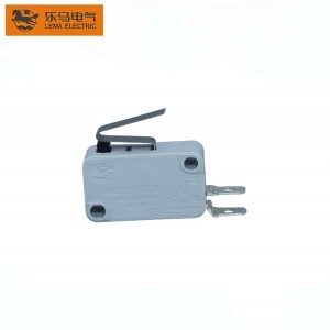 Factory Direct Sale Automation Equipment Micro Switch Long Bent Lever  Terminal Kw7-42F Grey Switch