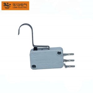 Factory Supply Switch Grey Kw7-83d Side Common Terminals  Long Bent Lever Micro Switch