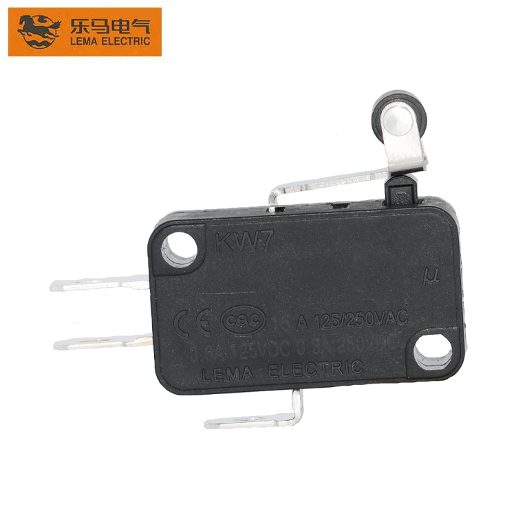 Hot New Products Micro Switch T85 5e4 - Factory price grey Lema KW7-32 plastic roller lever micro switch electronic device 220v – Lema