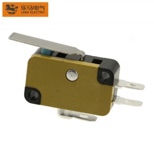 Micro Switch KW7N-1IT Short Lever Yellow and Black