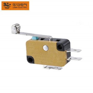 Yellow and Black Micro Switch Long Roller Lever KW7N-3T