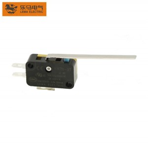 Yellow and Black Micro Switch Extra Long Bent Lever KW7N-9T