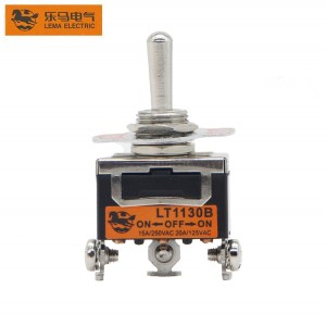 Factory Price LT1130B Screw Terminal Single Pole ON-OFF-ON Toggle Switch