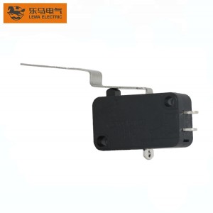 Micro Electric Switch KW7-9I2Y Solder Terminal Switch IP40 Black