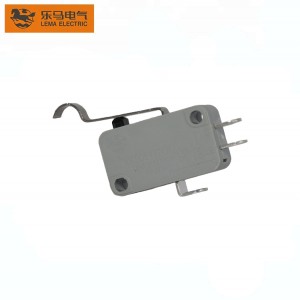 Micro Switch Solder Teriminal With Long Arm Lever Grey KW7-5Z Limit Switch
