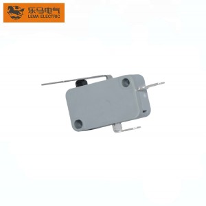 Factory Supply Lema Brand Short Right-Angled Upturned Lever 187 Quick Connect Terminal Micro Switch Kw7-1b Spdt-Nc with CE Approval