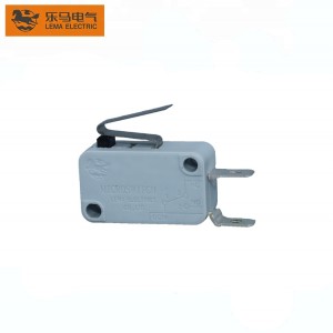 Lema Brand Factory Supply Long Bent Lever Solder Terminal Electronic Device Microswitch Grey Kw7-42e