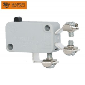 Snap Micro Switch Without Lever Screw Terminal Black KW7-0L