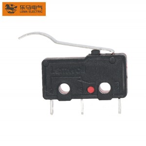 Factory Supply Sensitivity Mini Micro Switch Long Bent Lever KW12-61