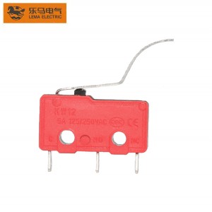 Sensitivity Mini Micro Switch Long Bent Lever KW12-63 With CE