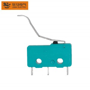 Green Mini Micro Switch High Long Bent Lever KW12-52