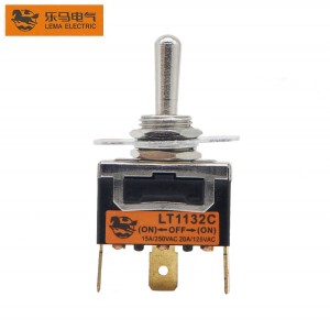 Lema LT1132C single pole on-off-on auto reset 3 pin toggle switch wiring