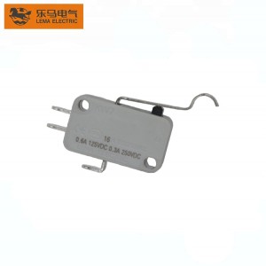 Micro Switch Solder Teriminal With Long Arm Lever Grey KW7-5Z Limit Switch