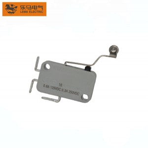 187 Quick Connect/Solder Terminal Roller Bent Arm Grey Micro Switch Home Electronic Switch Kw7-23h