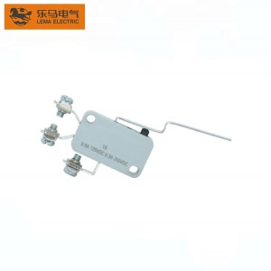Micro Switch Electronic Equipment Extra Long Bent Lever Screw Terminal Grey Micro Switch KW7-9I2L
